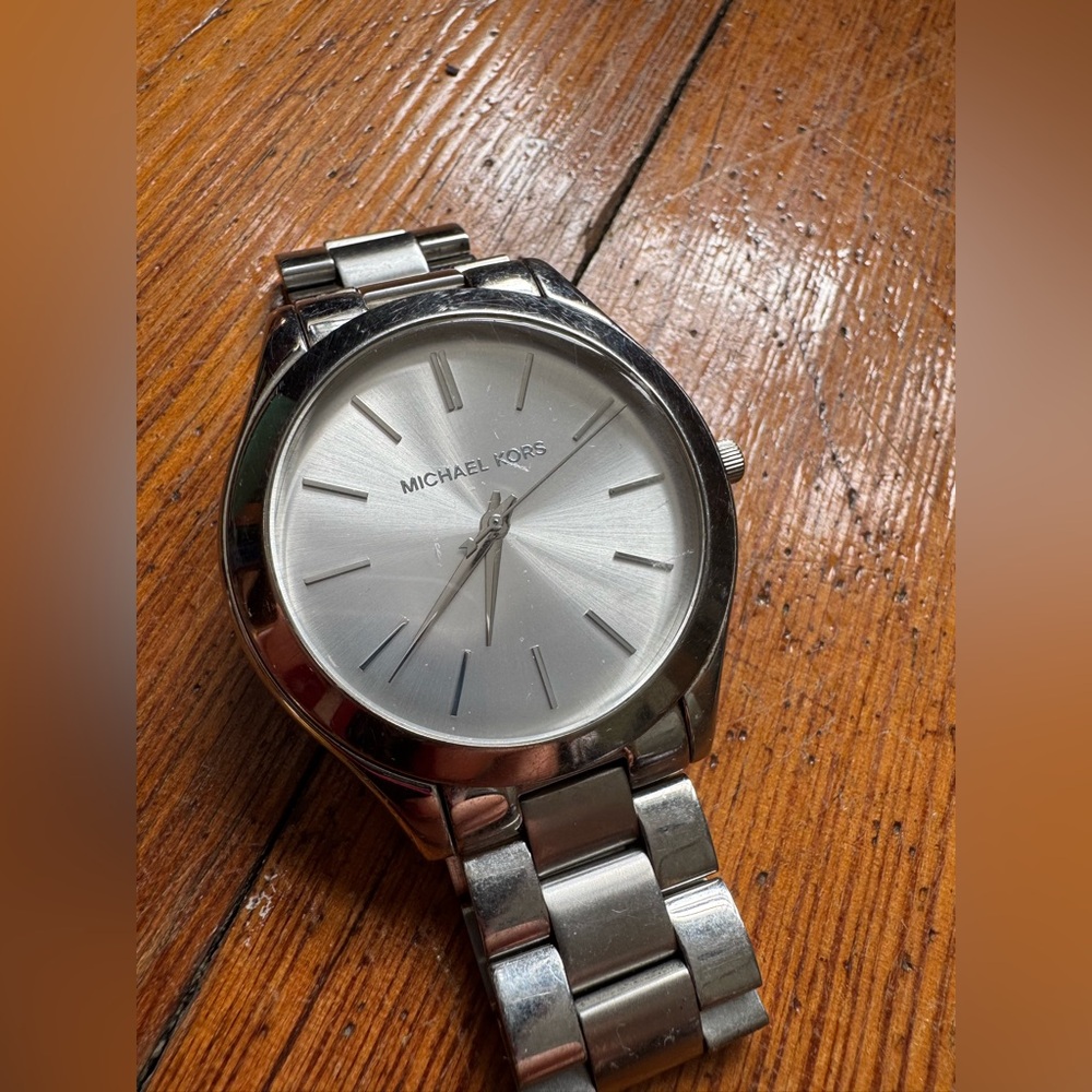 Michael Kors wrist watch, silver